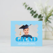 Budget Bold Foto Kindergarten Abschluss Sheet (Stehend Vorderseite)