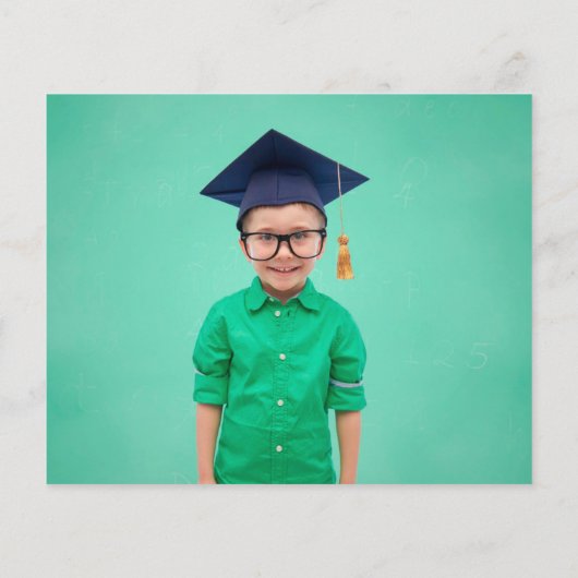 Budget Bold Foto Kindergarten Abschluss Sheet (Rückseite)