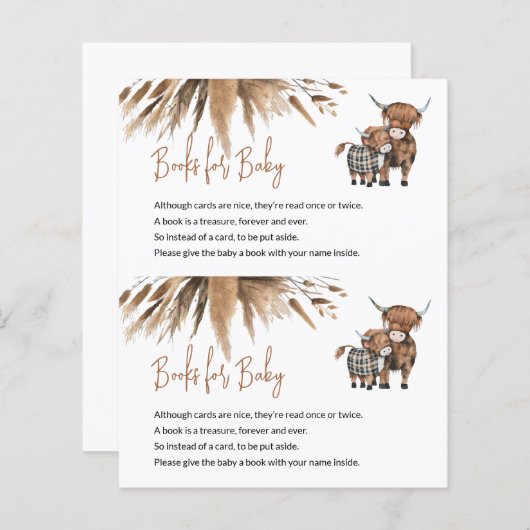 Budget Books for Baby Cow Farm Card Center Cut (Vorne/Hinten)