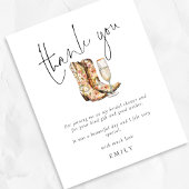 Budget Boots und Bubbly Brautparty Vielen Dank