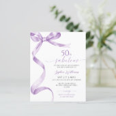 Budget Bow 50 & fabelhafte Einladung zum Geburtsta (Stehend Vorderseite)