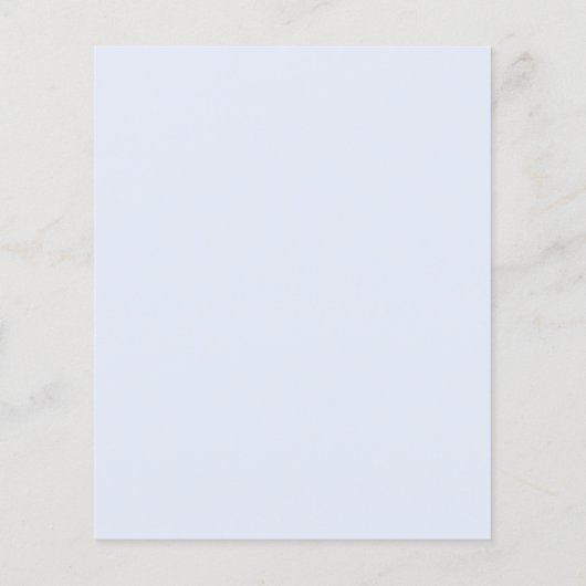 Budget Bow Sie bindet die Knot Blue-Einladung Flyer (Hinten)