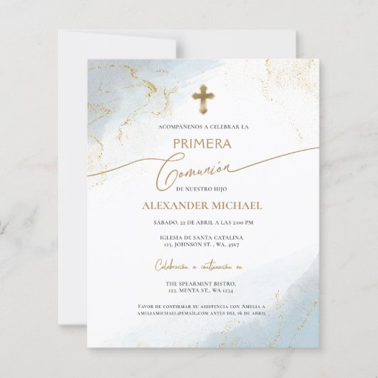 Budget Boy First Holy Communion Primera Comunion  (Vorderseite)