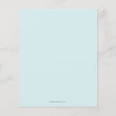 Budget Boy's 1. Geburtstagseinladungen (Rückseite)