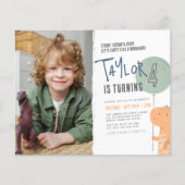 Budget Boys Dinosaurier Themed Birthday Party Foto (Vorderseite)