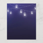 Budget - Brautdusche Einladung. Einladung (Rückseite)