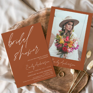 Budget Brautparty Burnt Orange Terracotta
