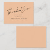 Budget Brautparty Drehbuch Vielen Dank Mitteilungskarte (Vorne/Hinten)