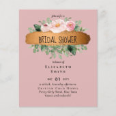 BUDGET Brautparty Dusty Rose Gold Wedding (Vorderseite)