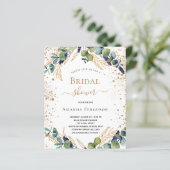 Budget Brautparty Eukalyptus Grünpflanzen Glitzer (Stehend Vorderseite)