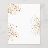 Budget Brautparty Eukalyptus Grünpflanzen Glitzer (Rückseite)