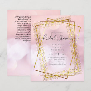 BUDGET BRAUTPARTY Glamour Gold Glitzer schick auss