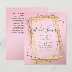 BUDGET BRAUTPARTY Glamour Gold Glitzer schick auss