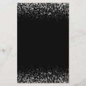 Budget Brautparty Glitzer Black Silver Girly (Rückseite)