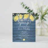 Budget Brautparty Rustikale Zitronen drängen (Stehend Vorderseite)