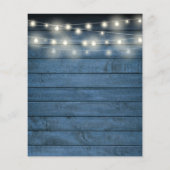 Budget Brautparty Rustikale Zitronen drängen (Rückseite)