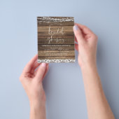 Budget Brautparty Rustikaler Bauernhof Flyer (Gruppe)