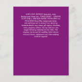 BUDGET Bridal COUPLES Dusche Geometrischer Rahmen  Flyer (Hinten)