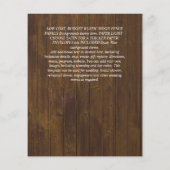 BUDGET Bridal COUPLES Dusche Geometrischer Rahmen  Flyer (Hinten)