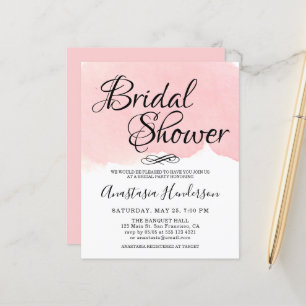 Budget Bridal Dusche Einladung