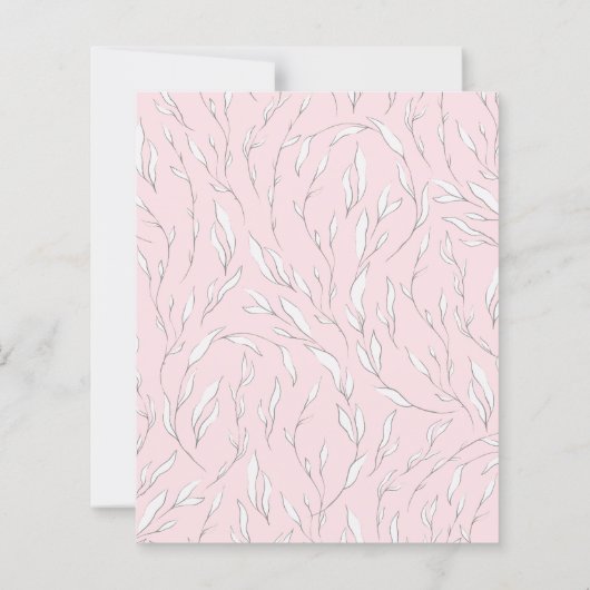 BUDGET Bridal Dusche Einladung (Rückseite)