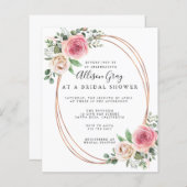 Budget Bridal Dusche Einladung Flyer (Vorne/Hinten)