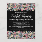 Budget Bridal Dusche Einladung Modern Boho Einfach (Vorderseite)