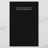 BUDGET Bridal Dusche Einladungen Custom Colors (Rückseite)