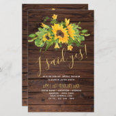 BUDGET Bridal Dusche Einladungen Custom Colors (Vorne/Hinten)