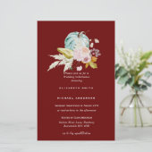 BUDGET Bridal Dusche Einladungen Custom Colors (Stehend Vorderseite)