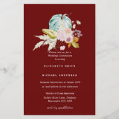 BUDGET Bridal Dusche Einladungen Custom Colors (Vorderseite)