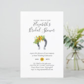 BUDGET Bridal Dusche Einladungen Custom Colors (Stehend Vorderseite)