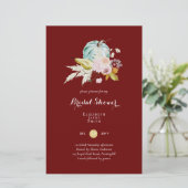 BUDGET Bridal Dusche Einladungen Custom Colors (Stehend Vorderseite)