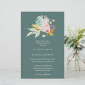 BUDGET Bridal Dusche Einladungen Custom Colors (Stehend Vorderseite)