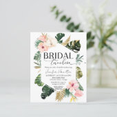 Budget Bridal Luncheon Bridal Dusche Einladung (Stehend Vorderseite)
