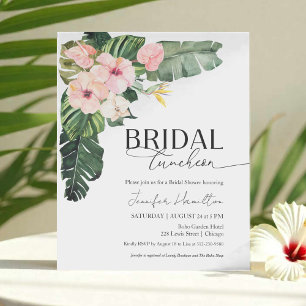 Budget Bridal Luncheon Bridal Dusche Einladung