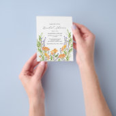 Budget Bridal Shower Invitation Floral Flyer (Gruppe)