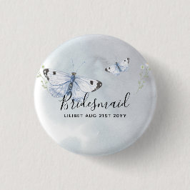 BUDGET Bridesmaid Brautparty gibt BUTTERFLIES Button