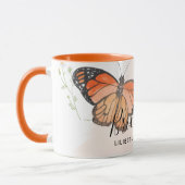 BUDGET Bridesmaid Brautparty gibt BUTTERFLIES Tasse (Links)