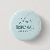 BUDGET Bridesmaid Brautparty gibt SEA TURTLES Button (Vorderseite)