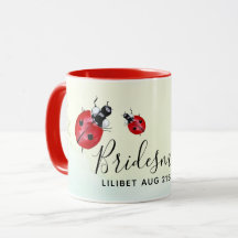 BUDGET Bridesmaid Brautparty Gift LADYBUGS