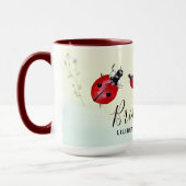 BUDGET Bridesmaid Brautparty Gift LADYBUGS Tasse (Links)