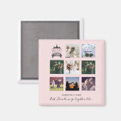 BUDGET Bridesmaid gibt FOTO COLLAGE Quotes BESTE F Magnet (Vorderseite/Rückseite)