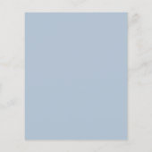 Budget Bridesmaid Info Vorschlag Karte (Rückseite)