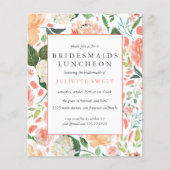 BUDGET Bridesmaids Luncheon Farbenfrohe Florenz (Vorderseite)