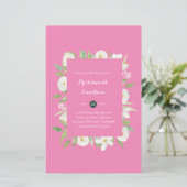 BUDGET Bridesmaiers Mittagessen Brunch Blumenstrau (Stehend Vorderseite)