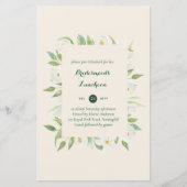 BUDGET Bridesmaiers Mittagessen Brunch Blumenstrau (Vorderseite)