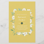 BUDGET Bridesmaiers Mittagessen Brunch Blumenstrau (Vorderseite)