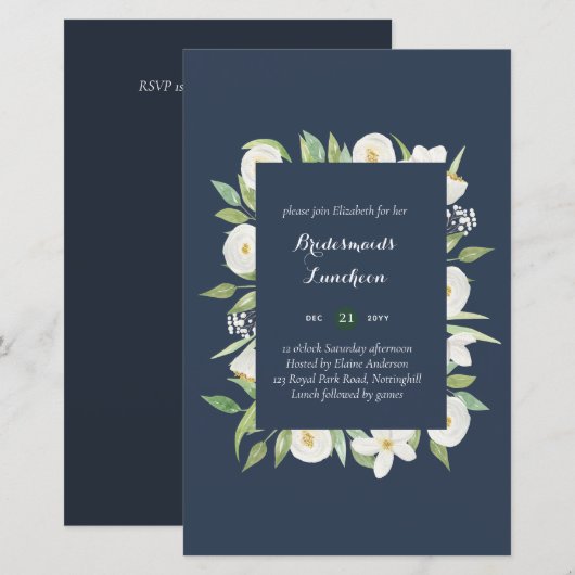 BUDGET Bridesmaiers Mittagessen Brunch Blumenstrau (Vorne/Hinten)
