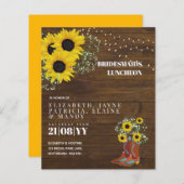 BUDGET Bridesmaiers Mittagessen Brunch Blumenstrau (Vorne/Hinten)